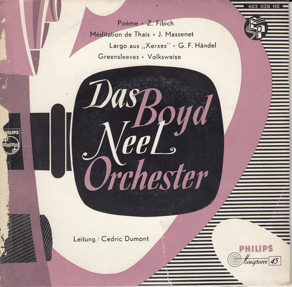 The Boyd Neel Orchestra Leitung / Cedric Dumont : Das Boyd Neel Orchester (7", EP)