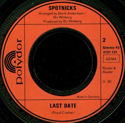 The Spotnicks : If You Could Read My Mind (7", Single)