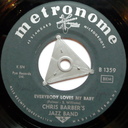 Chris Barber's Jazz Band : Everybody Loves My Baby / Dixie Cinderella (7", Single, Mono, Tri)