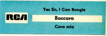 Baccara : Yes Sir, I Can Boogie (7", Single)