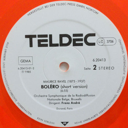 Ravel* : Bolero (12", Maxi, Ora)