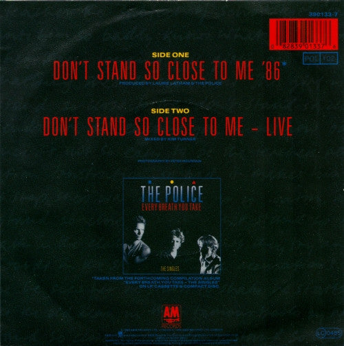 The Police : Don't Stand So Close To Me '86 (7", Single, Sil)