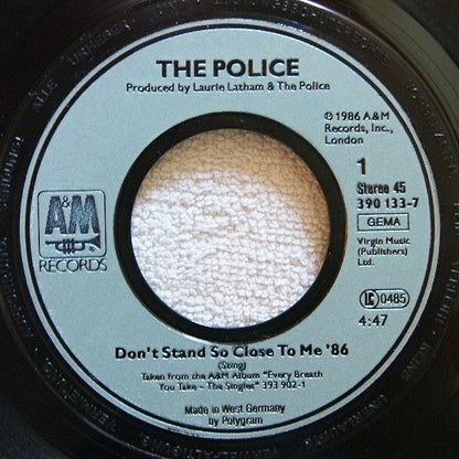 The Police : Don't Stand So Close To Me '86 (7", Single, Sil)