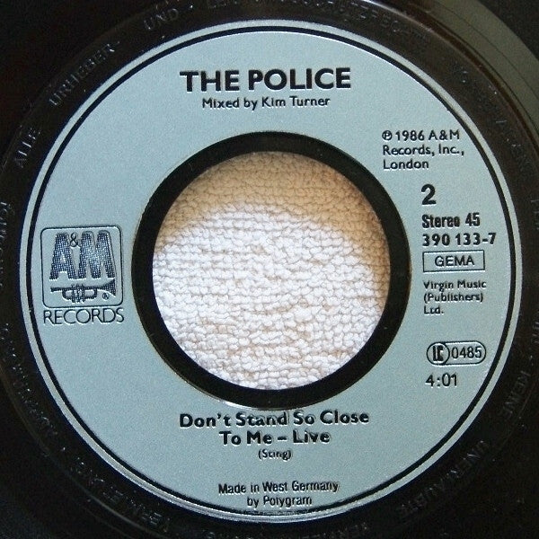 The Police : Don't Stand So Close To Me '86 (7", Single, Sil)