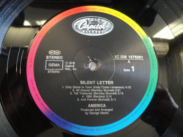 America (2) : Silent Letter (LP, Album, RE, Bla)