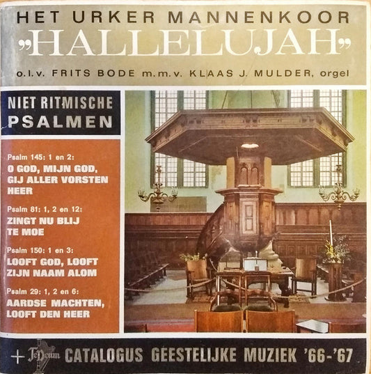 Het Urker Mannenkoor "Hallelujah" : Niet-Ritmische Psalmen (7", EP)