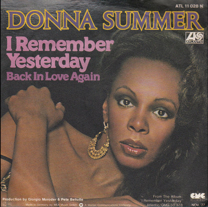 Donna Summer : I Remember Yesterday (7", Single)