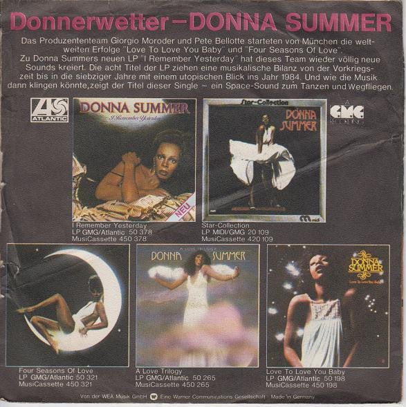 Donna Summer : I Remember Yesterday (7", Single)