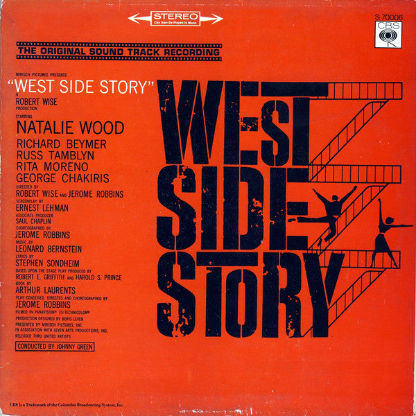 Leonard Bernstein : West Side Story (The Original Sound Track Recording) (LP, Album, RE, Gat)