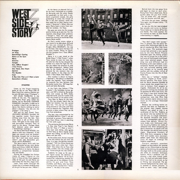 Leonard Bernstein : West Side Story (The Original Sound Track Recording) (LP, Album, RE, Gat)