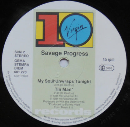 Savage Progress : My Soul Unwraps Tonight (12")