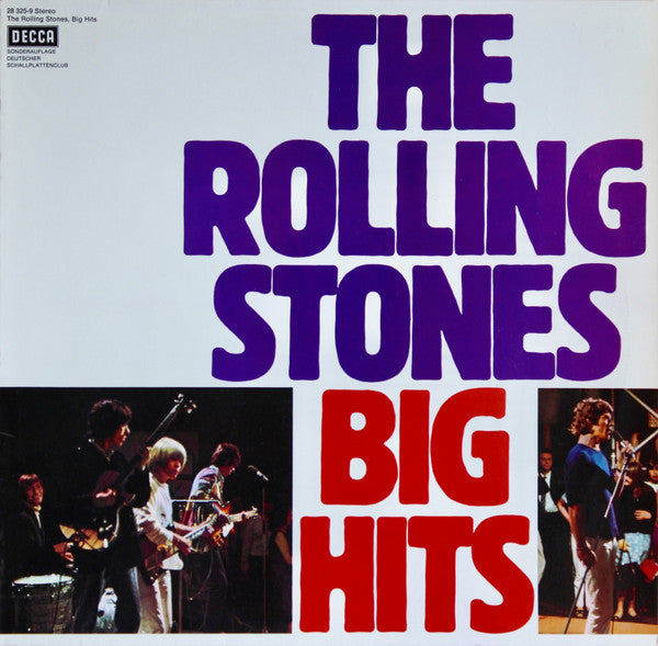 The Rolling Stones : Big Hits (LP, Comp, Club, RE)