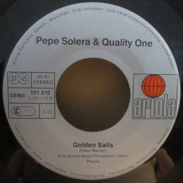 Giuseppe Solera & Quality One : Akropolis Goodbye (7", Single)