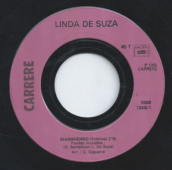 Linda De Suza : Mariniehro (7", Single)