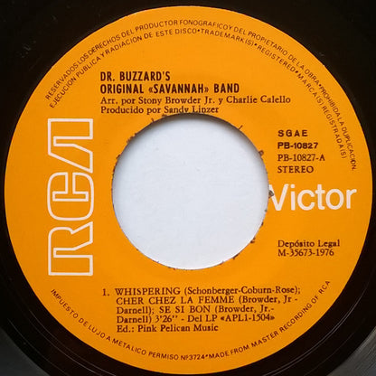 Dr. Buzzard's Original Savannah Band : Cherchez La Femme  (7", Single)