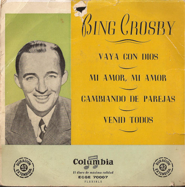 Bing Crosby : Vaya Con Dios (7", EP)