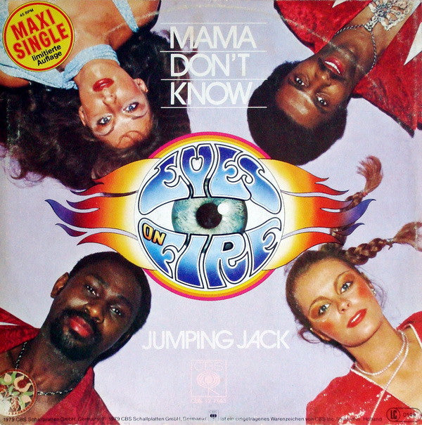 Eyes On Fire : Mama Don't Know / Jumping Jack (12", Maxi, Ltd)