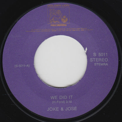 Joke Copier & José Marcello : We Did It (7", Single)