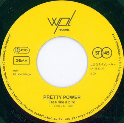 Pretty Power : Free Like A Bird (7")