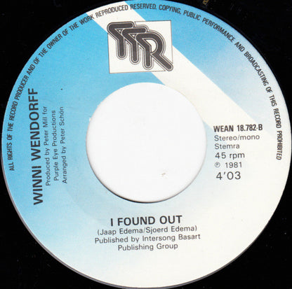 Winni Wendorff : Isn't It Magic (7", Single)