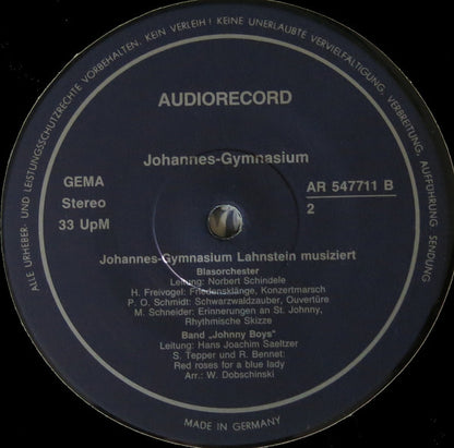 Various : Johannes-Gymnasium Lahnstein Musiziert III (LP)