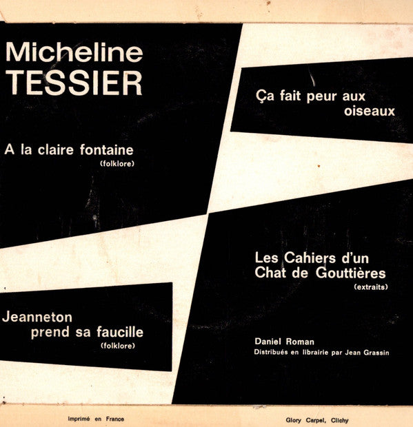 Micheline Tessier : Caveau Des Oubliettes (7", EP)