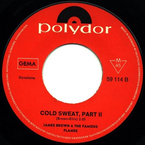 James Brown & The Famous Flames : Cold Sweat (7", Single)