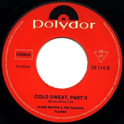 James Brown & The Famous Flames : Cold Sweat (7", Single)