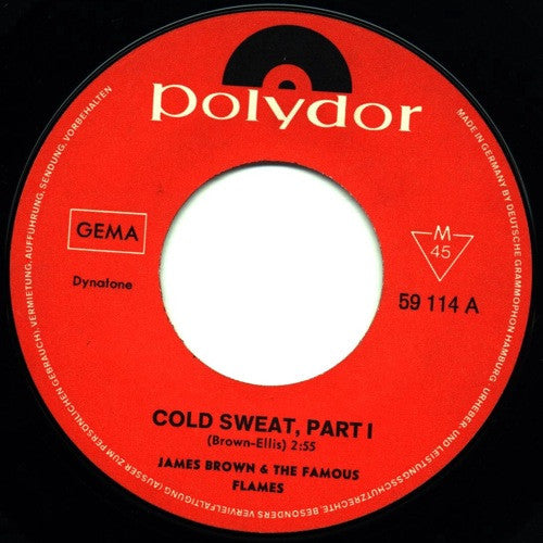 James Brown & The Famous Flames : Cold Sweat (7", Single)