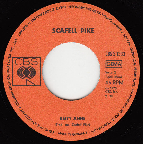 Scafell Pike : Living Easy (7", Single, Promo)