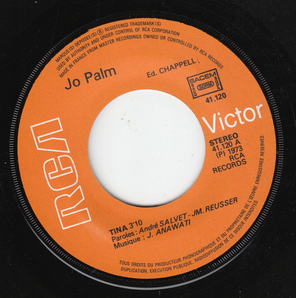 Jo Palm : Tina (7")