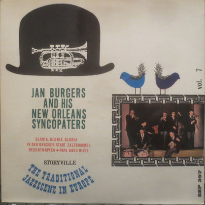 Jan Burgers And His The New Orleans Syncopators : Gloria, Gloria, Gloria / In Der Großen Stadt Zaltbommel / Regentropfen / Papa Goes Dixie (7", EP)