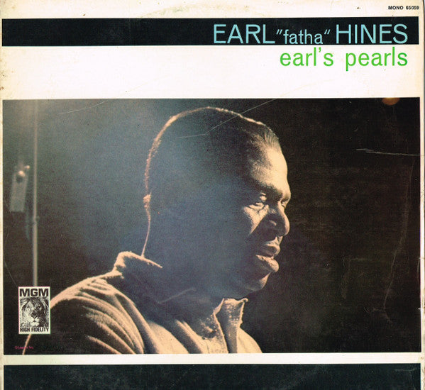 Earl Hines : Earl's Pearls (LP, Album, Mono)