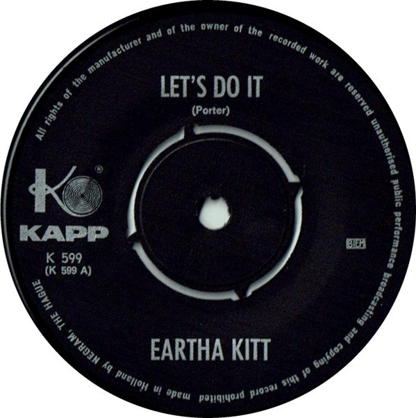 Eartha Kitt : Let's Do It (7", Single)