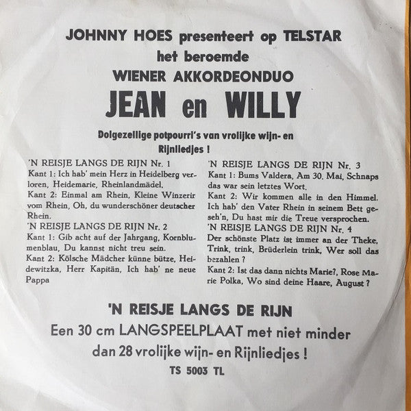 Jean En Willy : Wiener Schnitzel (7", Single, Mono)