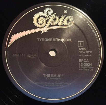 Tyrone Brunson : The Smurf / I Need Love (12")