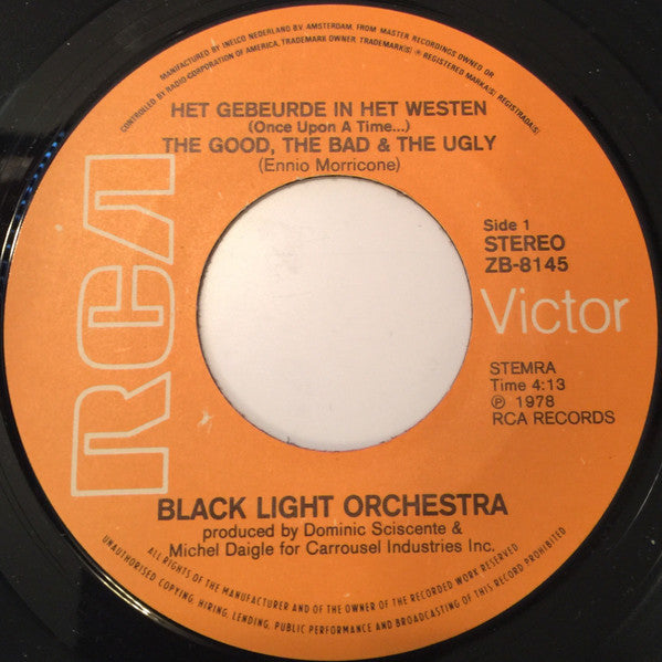 Black Light Orchestra : Disco Versie Van Het Gebeurde In Het Westen (7", Single)