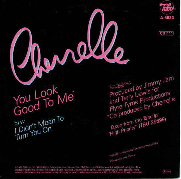 Cherrelle : You Look Good To Me (7", Single)