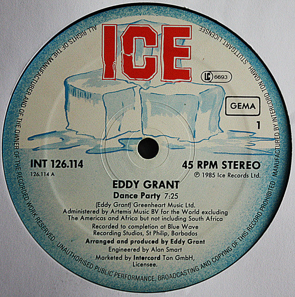 Eddy Grant : Dance Party (12")