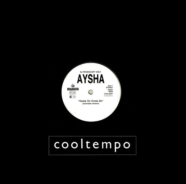 Aysha : Come On Come On (12", Promo)