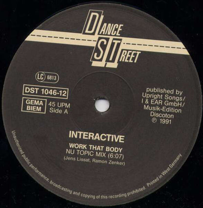 Interactive : Work That Body (12")