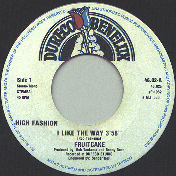 Fruitcake : I Like The Way (7", Single, RM)