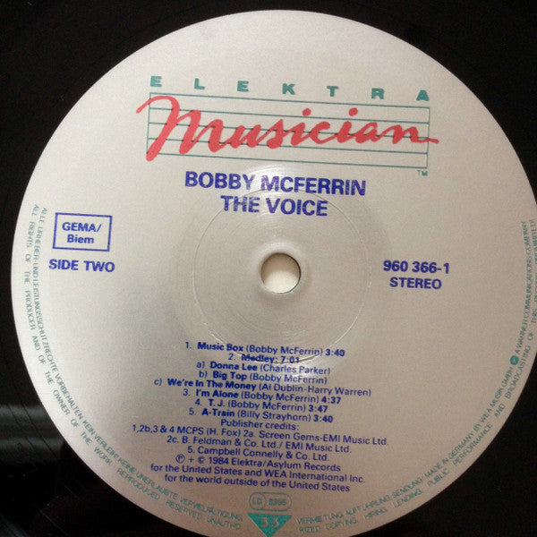 Bobby McFerrin : The Voice (LP, Album)