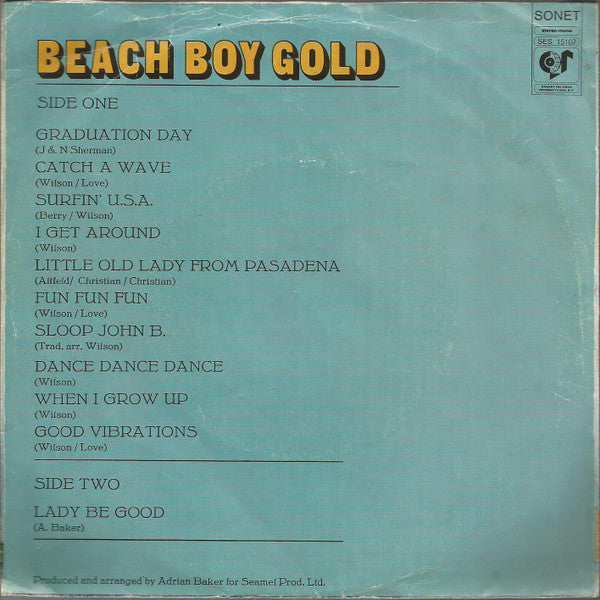 Gidea Park : Beach Boy Gold (7")